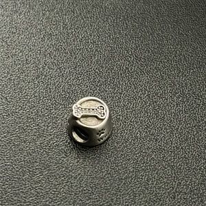 Pandora Woof Dog Bowl Animal Charm